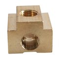 Interstate Pneumatics Five-Way Brass Compressor Fitting 1/4 Inch FPT (5) CPT44-5